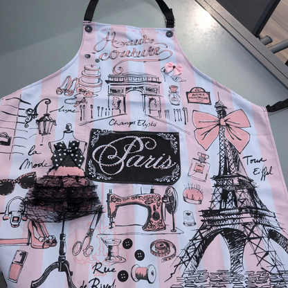 With this elegant Parisian Apron, for sure you'll master every French recipe with ease