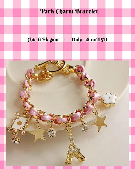 Paris Charm Bracelet, Chic & Elegant Jewerly