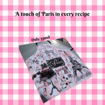 With this elegant Parisian Apron, for sure you'll master every French recipe with ease