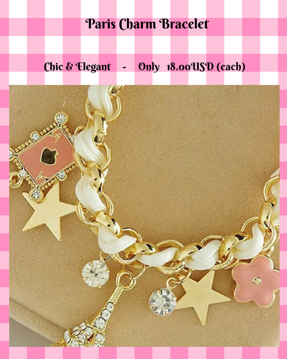 Paris Charm Bracelet, Chic & Elegant Jewerly
