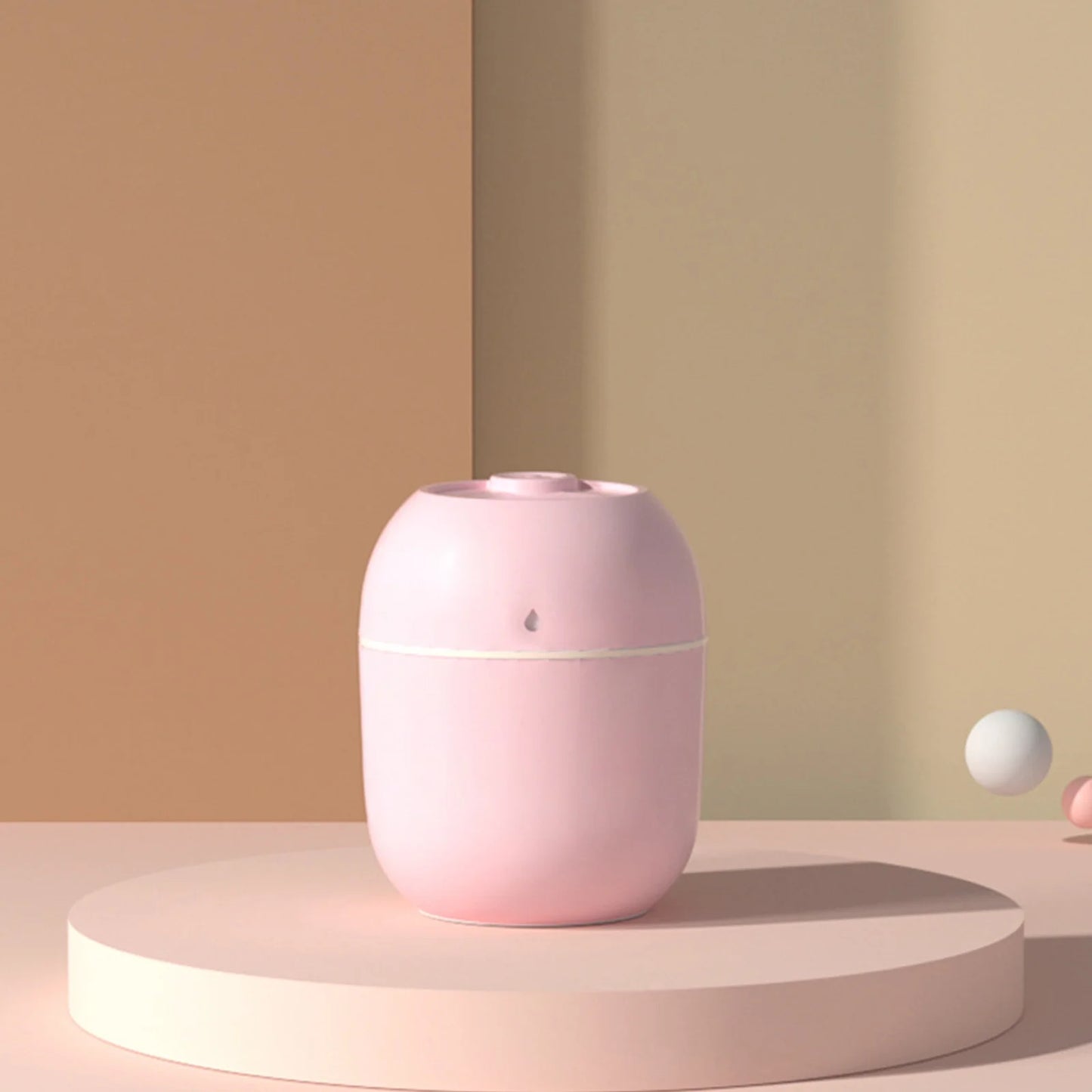 Pink LED Aroma Humidifier – Quiet Mist for Bedroom & Office | La Vie en Rose d'Isa