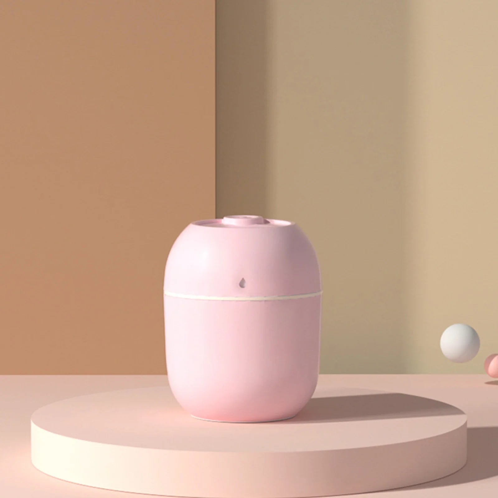 Pink LED Aroma Humidifier – Quiet Mist for Bedroom & Office | La Vie en Rose d'Isa