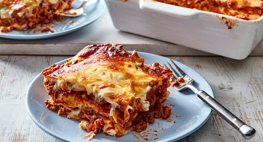 Beef lasagne